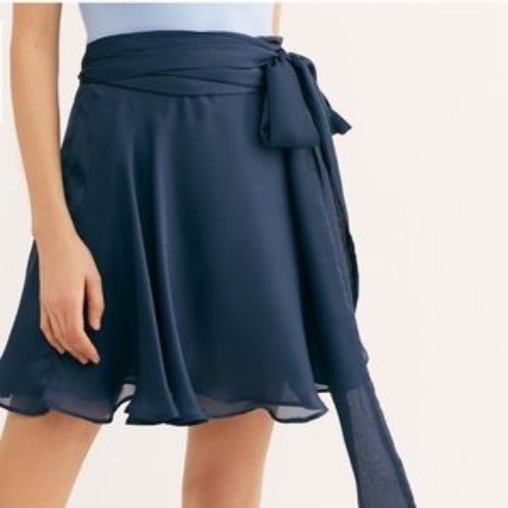 Free People Skater Skirt with Bow